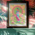 Roller Skating Grecian Goddess Art Print